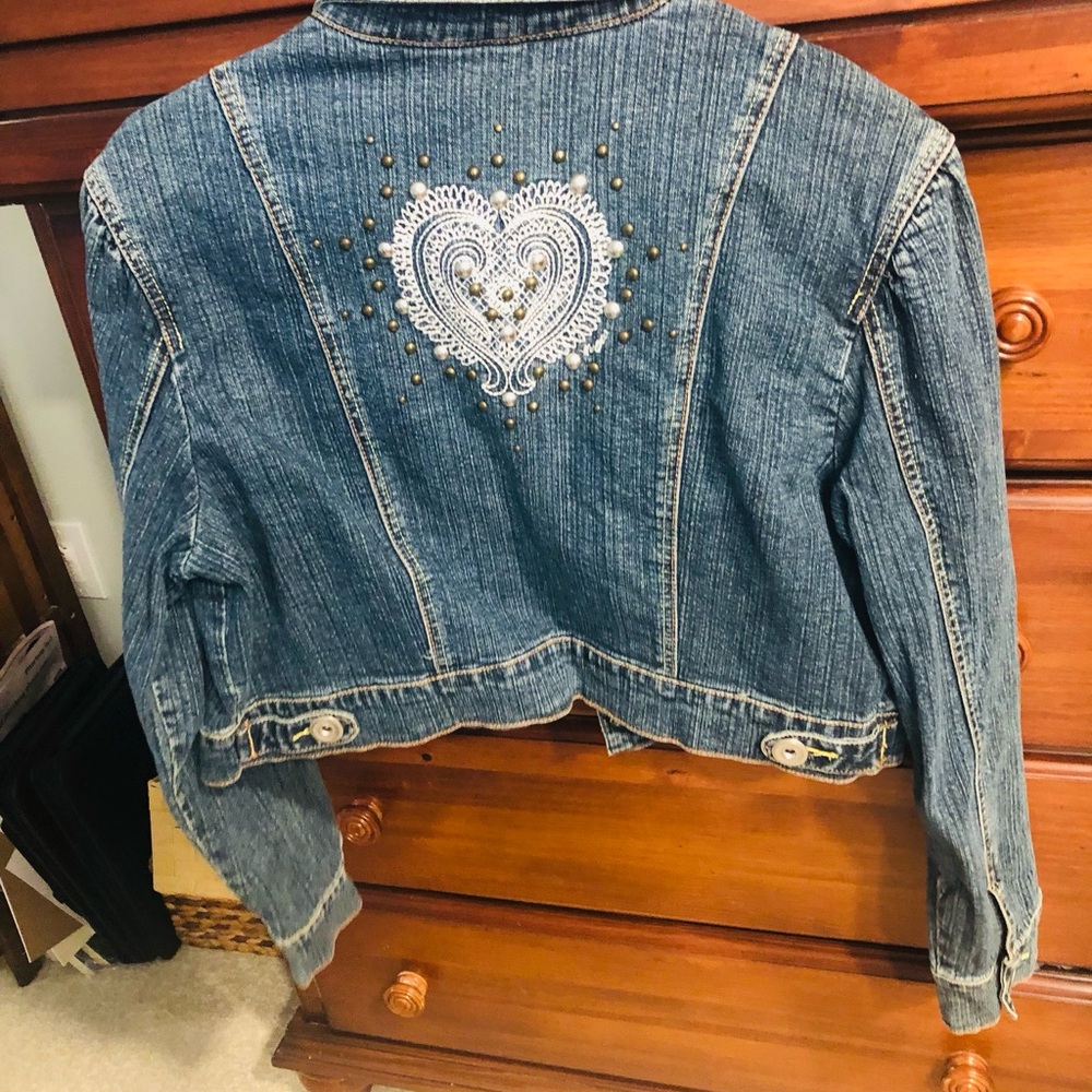Denim Jacket Embellished